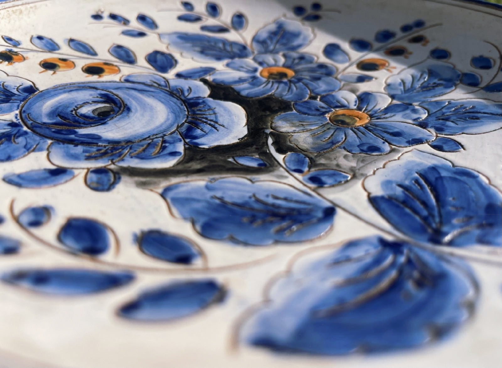 Piatto Decorativo dipinto a mano - Costiera Amalfitana