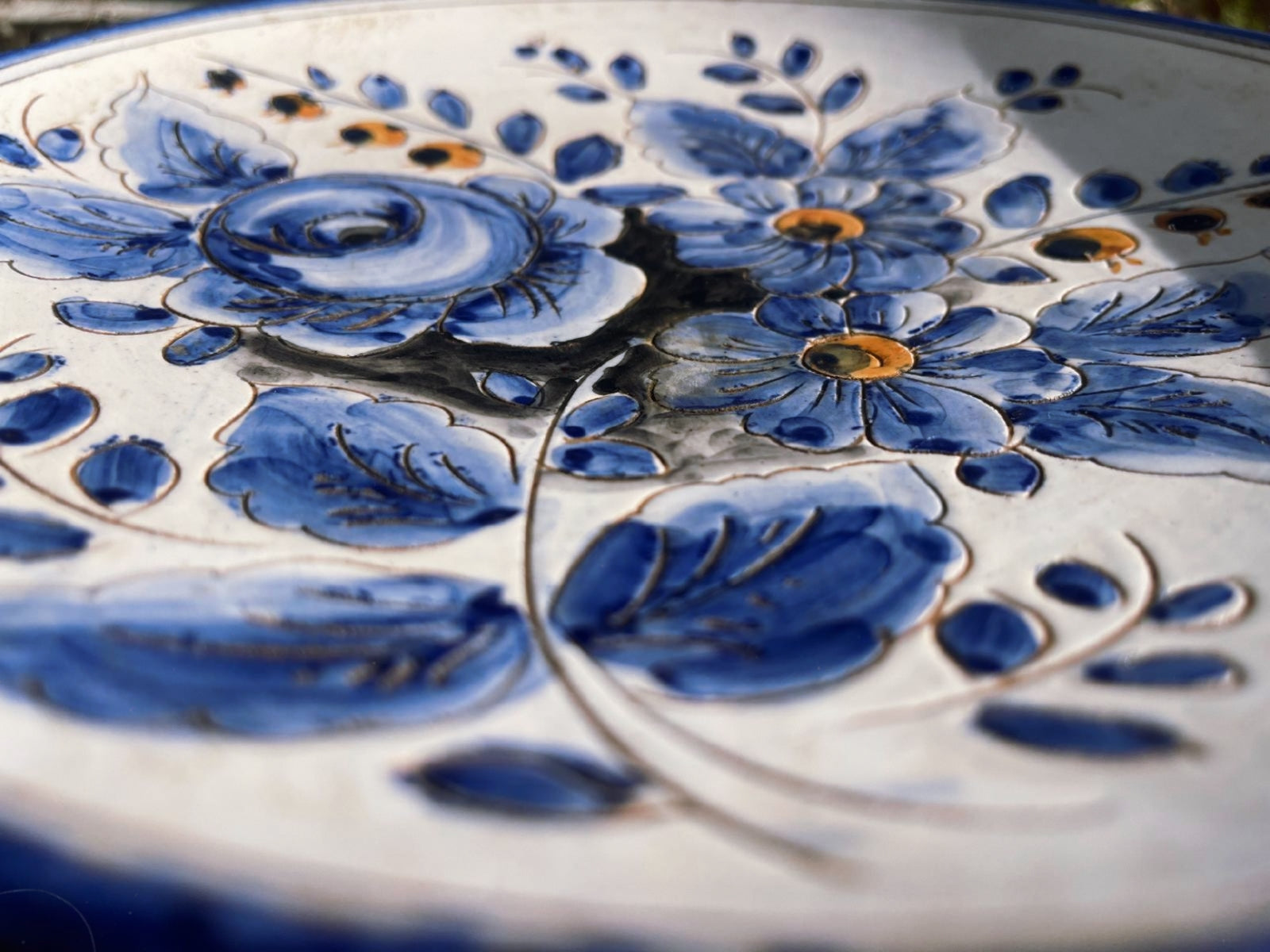 Piatto Decorativo dipinto a mano - Costiera Amalfitana