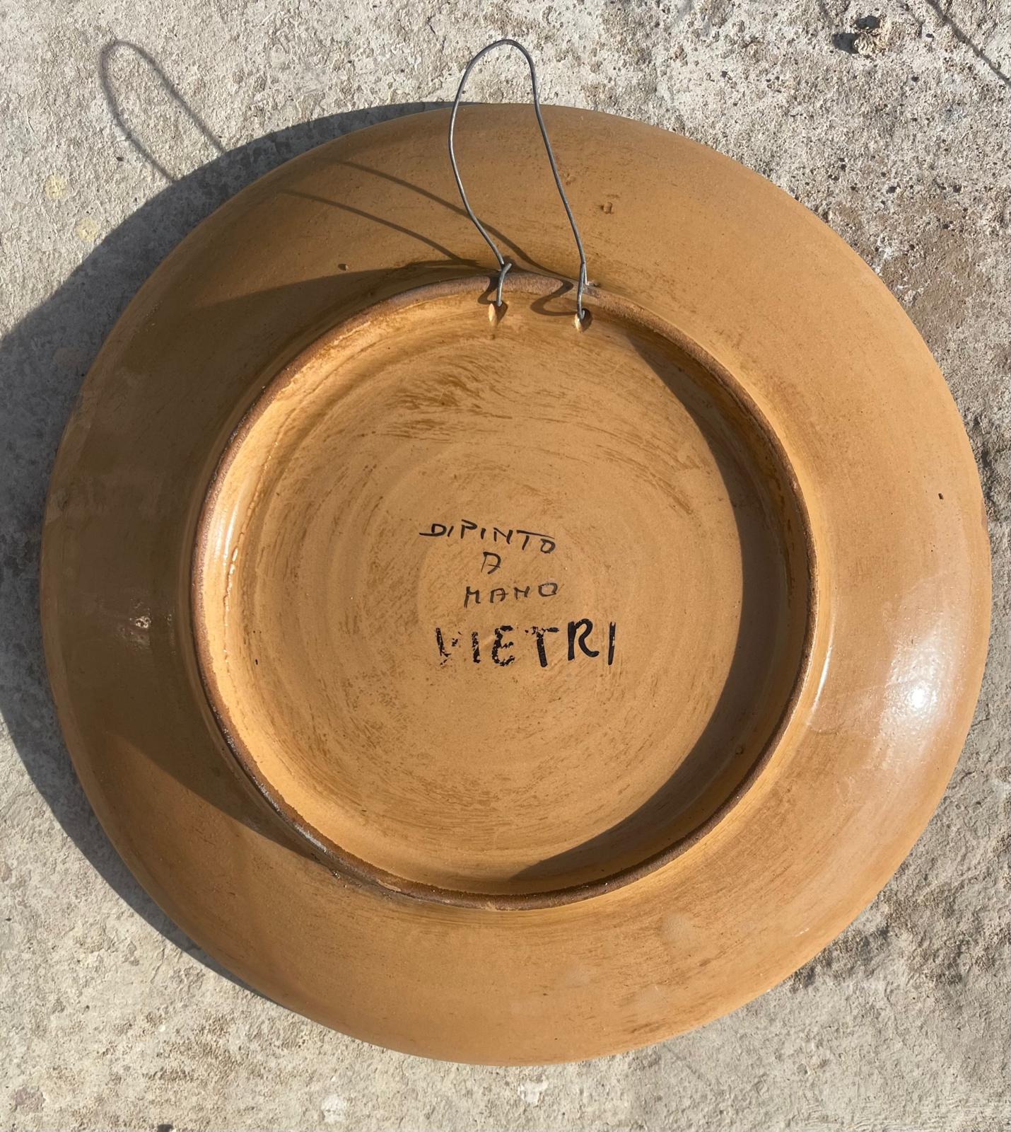 Piatto Decorativo dipinto a mano - Costiera Amalfitana